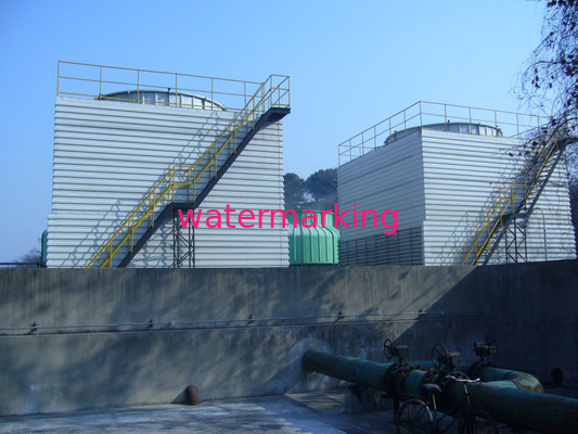 Counterflow Pultruded FRP Cooling Tower , Square Cooling Towers